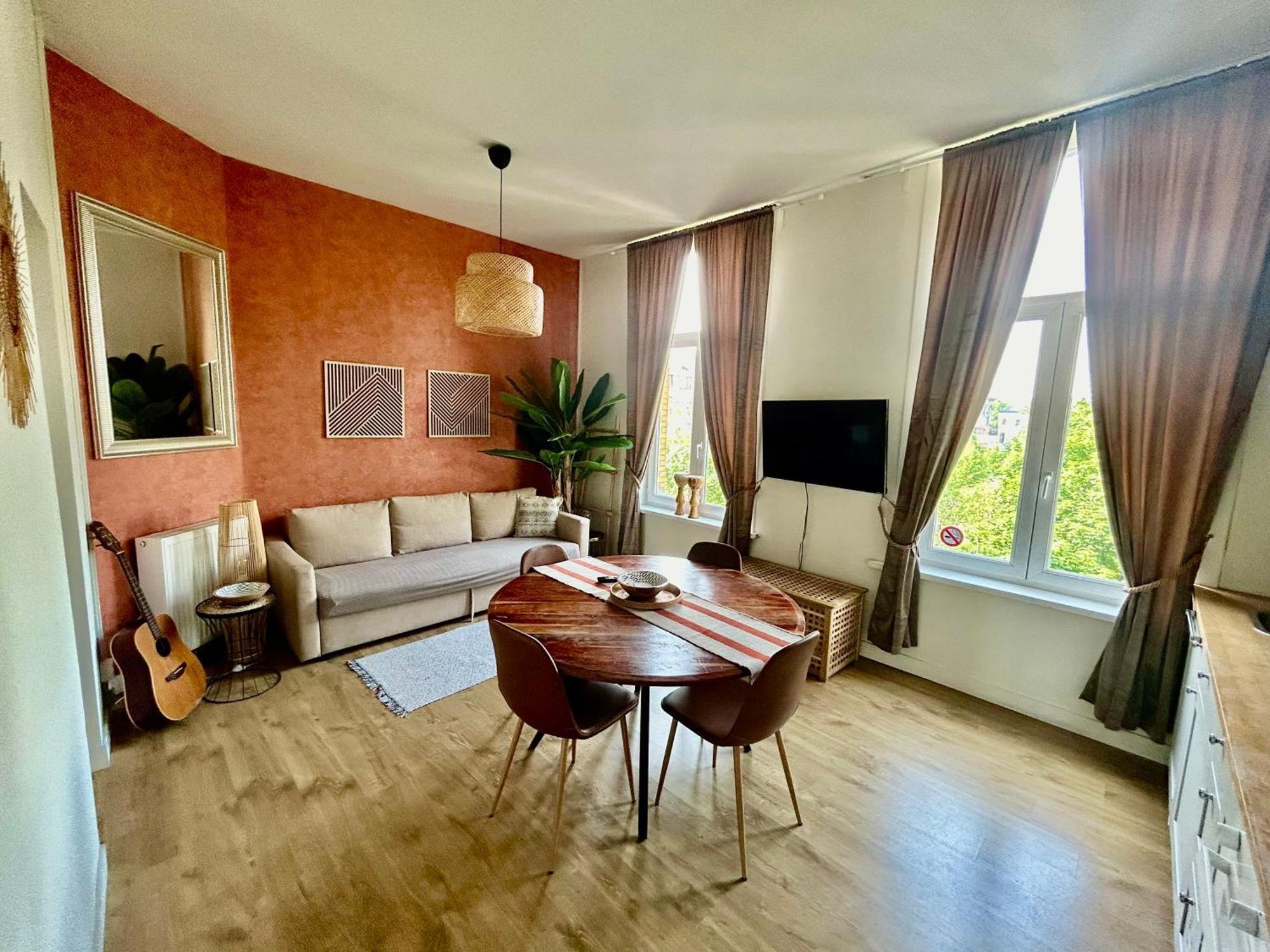 Sleep Inn - Arizona Flat With Cityview Антверпен Екстериор снимка